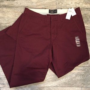 Abercrombie & Fitch Kennan Straight Stretch Chinos